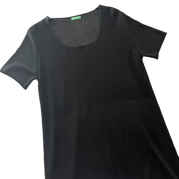 Benetton Silk Blend Knit Dress - Picture 3 of 5